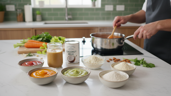 Jak zahustit omáčku bez mouky a smetany: 7 zdravých a chytrých alternativ