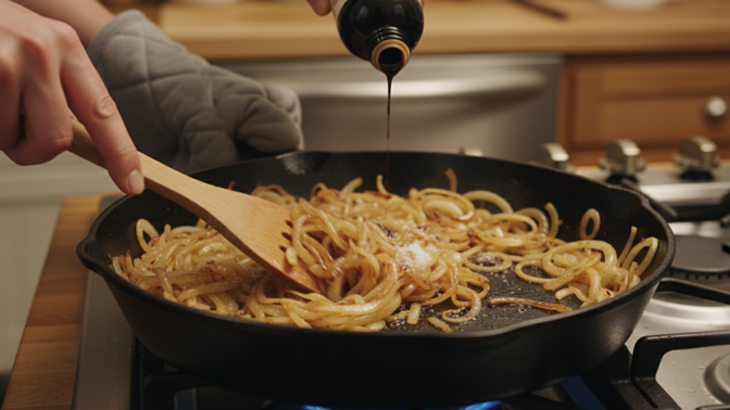 Jak udělat rychle zlatavou cibulku jako v restauraci