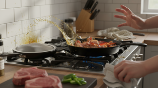 Proč olej při smažení prská a jak tomu jednoduše zabránit