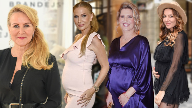 Mámou po čtyřicítce: Vendula Pizingerová rodila dva roky před padesátkou, Hanka Třeštíková se nebála umělého oplodnění