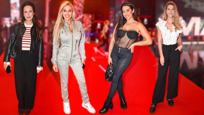 Móda z filmové premiéry: Bobina z Bachelora sváděla v overalu, Bára Zavadilová šokovala průhledným korzetem 