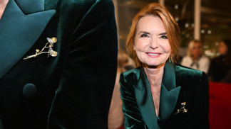 Překrásná Hana Heřmánková zářila v sametovém kostýmku: Prozradila nám zajímavost o své oblíbené broži