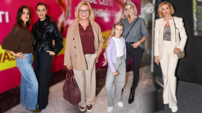 Móda z vernisáže výstavy těl: Jana Paulová zářila v barvách podzimu, Iva Kubelková s dcerou Karolínou v aktuálních trendech