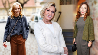 Podzimní kardigany podle slavných žen: Vsaďte na ozdobné knoflíky jako Helena Vondráčková nebo vrstvení Jany Plodkové