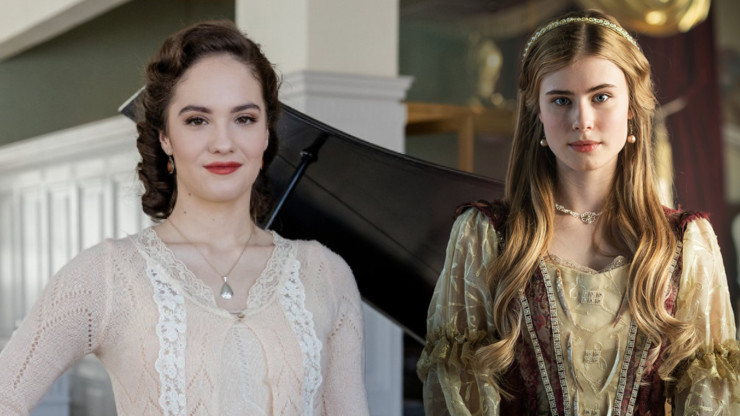 Chiara Mederová a Sofie Anna Švehlíková v rolích princezen. 