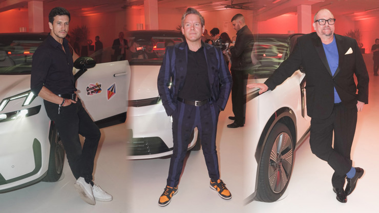 Celebrity dorazily do nového showroomu v Čestlicích.
