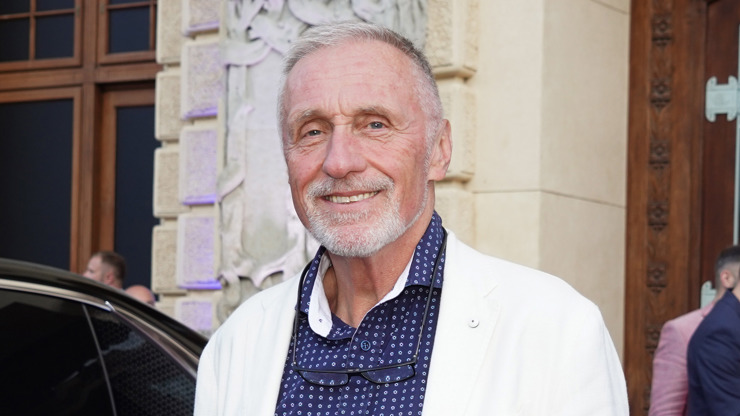 Mirek Topolánek navštívil festival v Karlových Varech. 