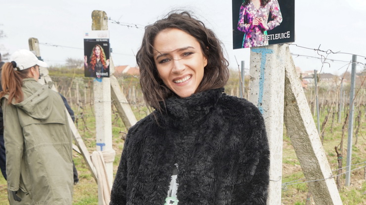 Eva Burešová rozdávala úsměvy.