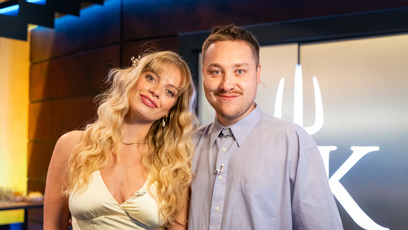 FOTO: Adam Rundus se svojí snoubenkou.