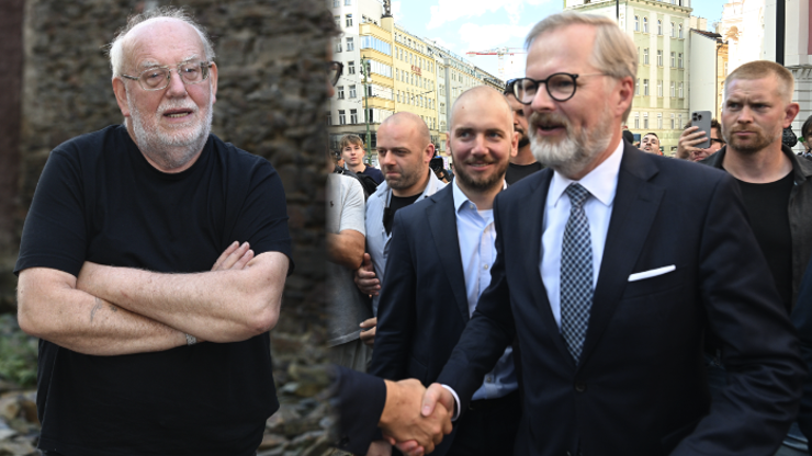 Honza Nedvěd a Petr Fiala