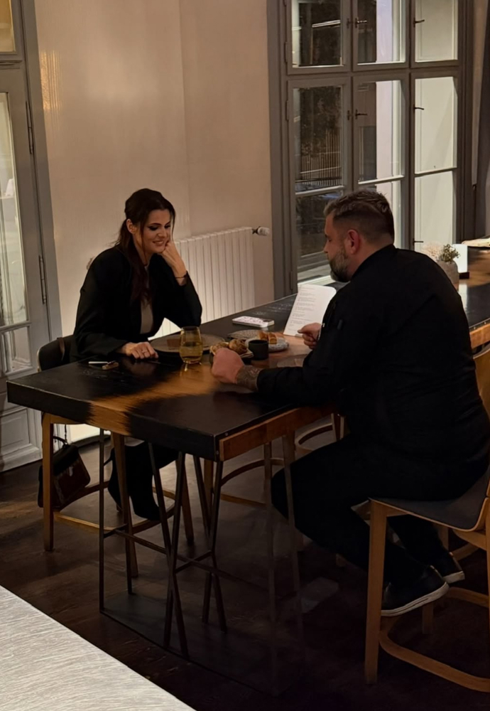 Radek Kašpárek a Ornella Koktová se dobře bavili. 