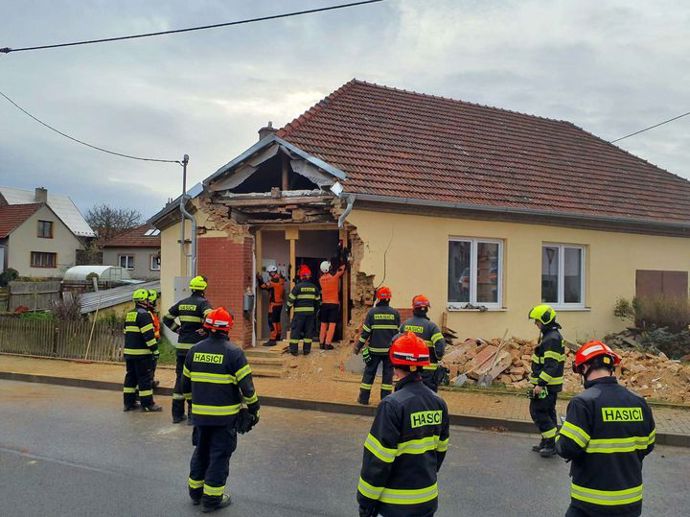 Na Blanensku havaroval autobus. 
