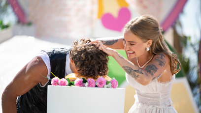 FOTO: Michelle Ptašinská a Martin Mikuš si to na vile očividně užívali.