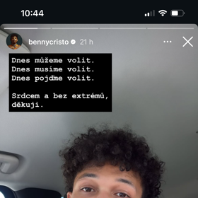 Ben Cristovao vyzval své sledující