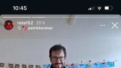 FOTO: Patrik Kořenář volil Martina Rotu a Piráty.