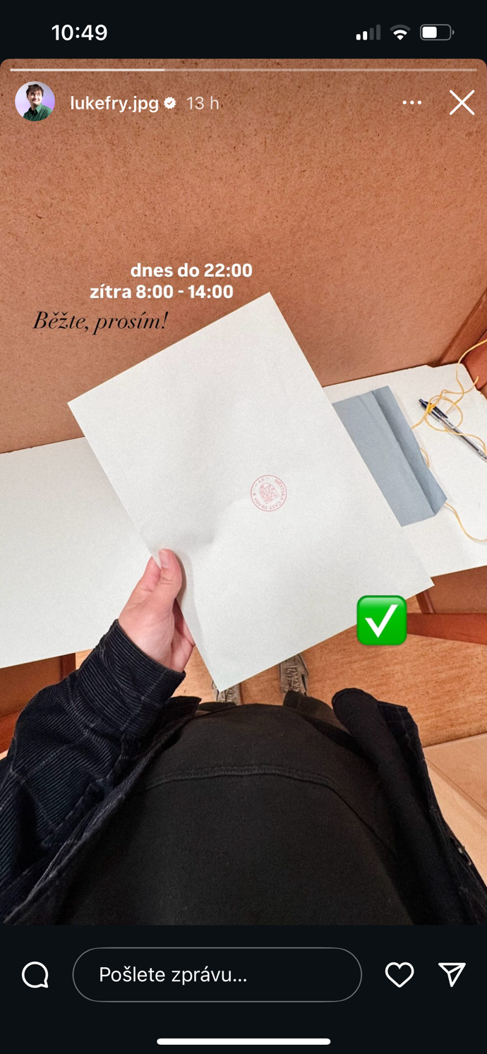 Známý youtuber Lukefry taky nechyběl.