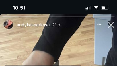 FOTO: Andrea Kašpárková u voleb