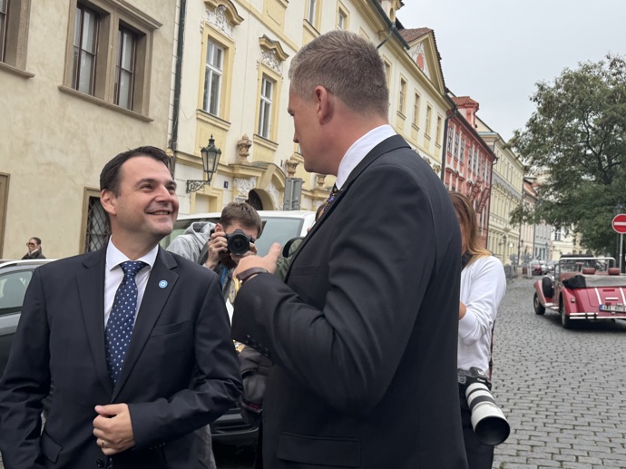 Ve štábu Motoristů panuje dobrá nálada. 