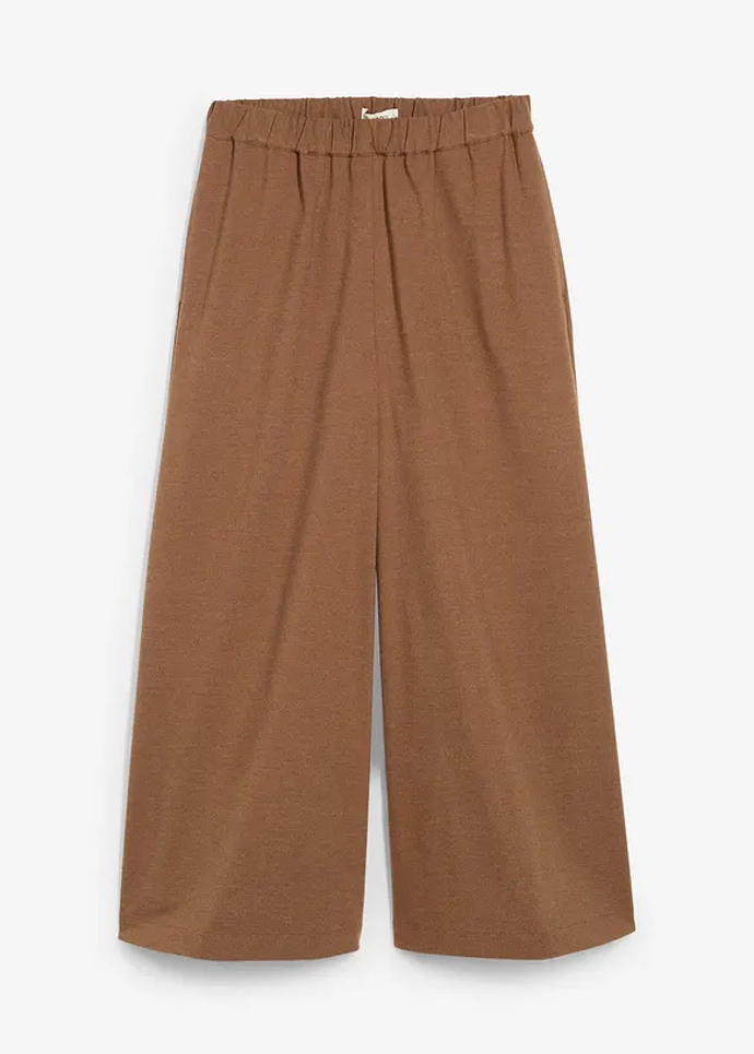 Culotte kalhoty s vlněným vzhledem, Bonprix, 799 Kč