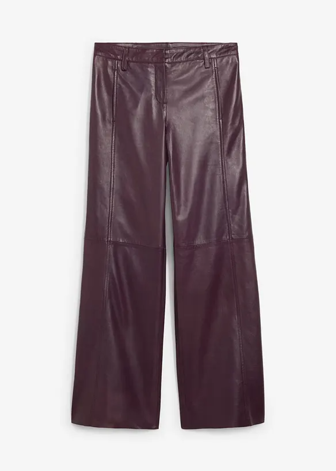 Kalhoty z kůže nappa, Bonprix, 2 729 Kč