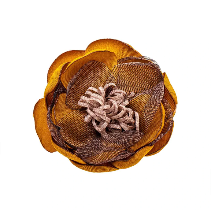 Textilní brož ve tvaru květu, BIJU, 159 Kč