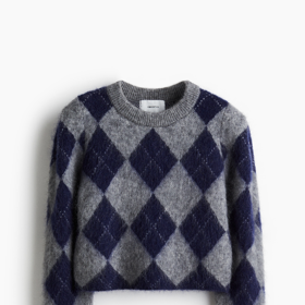 Svetr z mohérové směsi, H&M, 1599 Kč