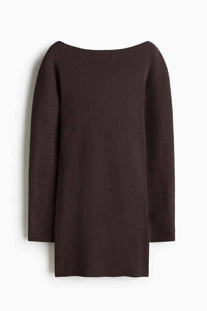 Šaty z žebrovaného úpletu, H&M, 979 Kč