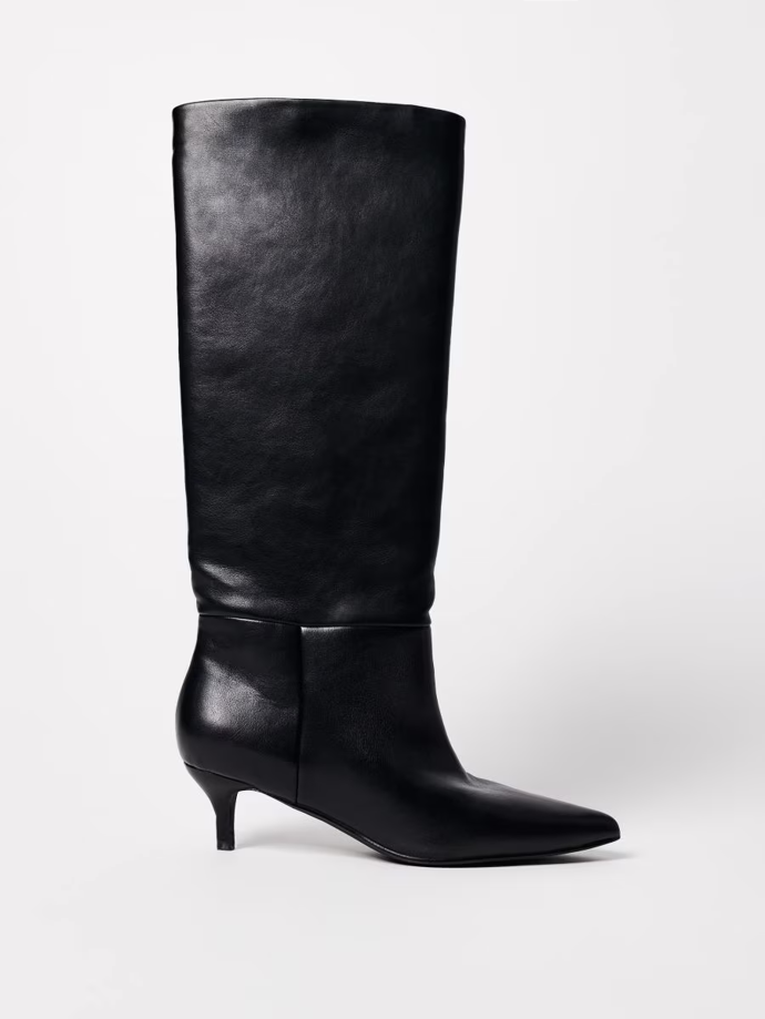 Kozačky po kolena na podpatku, Mohito, 1 499 Kč