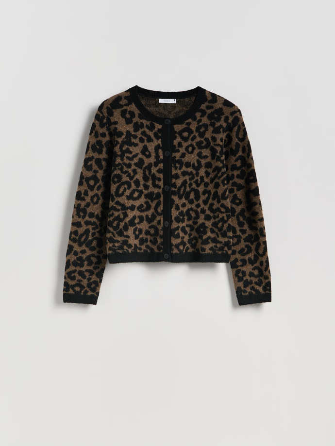 Kardigan s leopardím vzorem, Reserved, 799 Kč