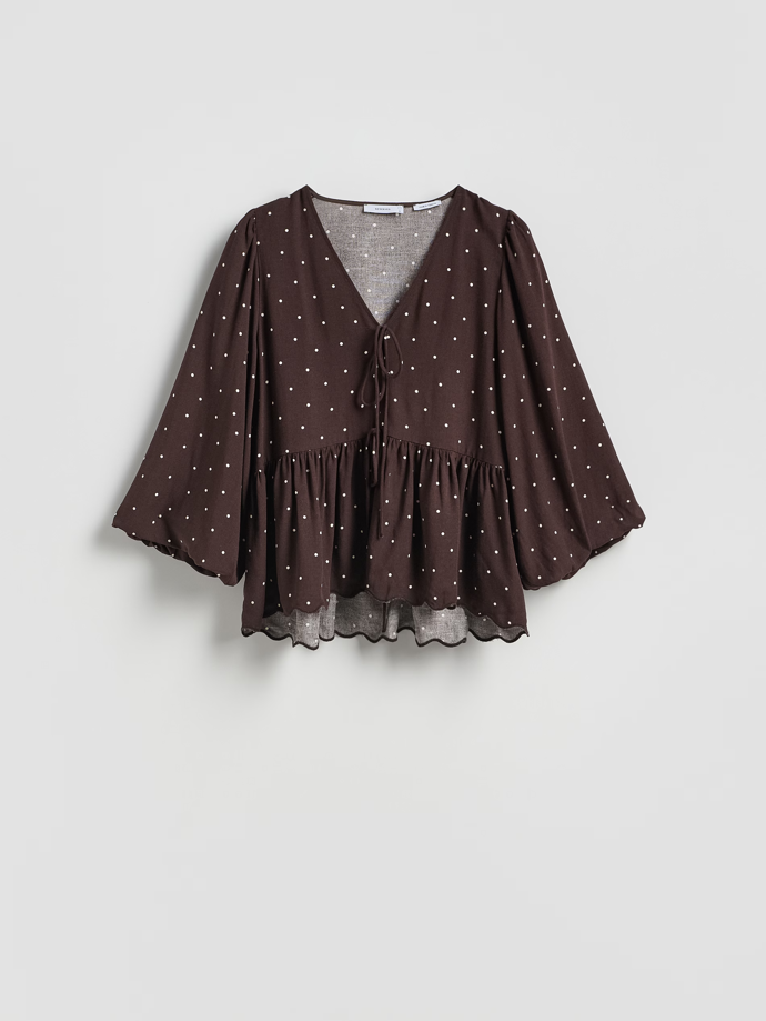 Puntíkovaná halenka, Reserved, 899 Kč