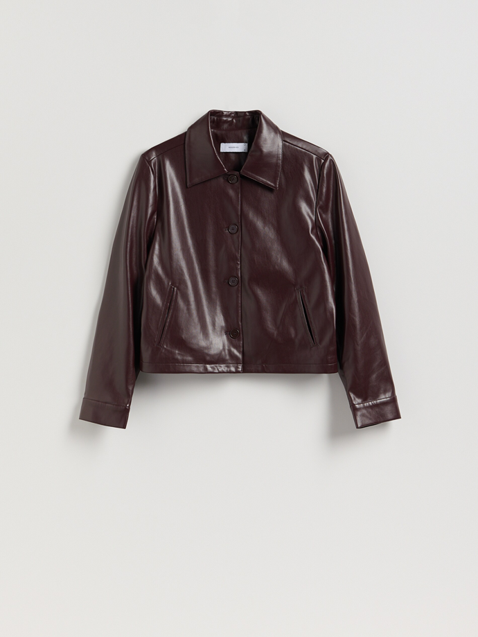 Bunda s umělé kůže, Reserved, 1399 Kč