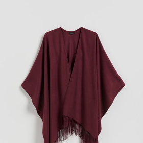 Pončo s třásněmi, Reserved, 599 Kč