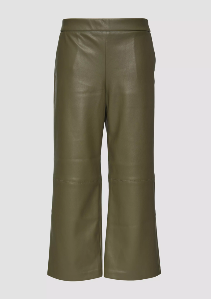 Kalhot culottes z umělé kůže s detaily švů, s.Oliver, 1999 Kč