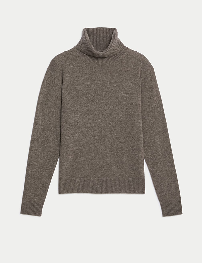 Svetr z čistého kašmíru s rolákovým límcem, Marks&Spencer, 3499 Kč