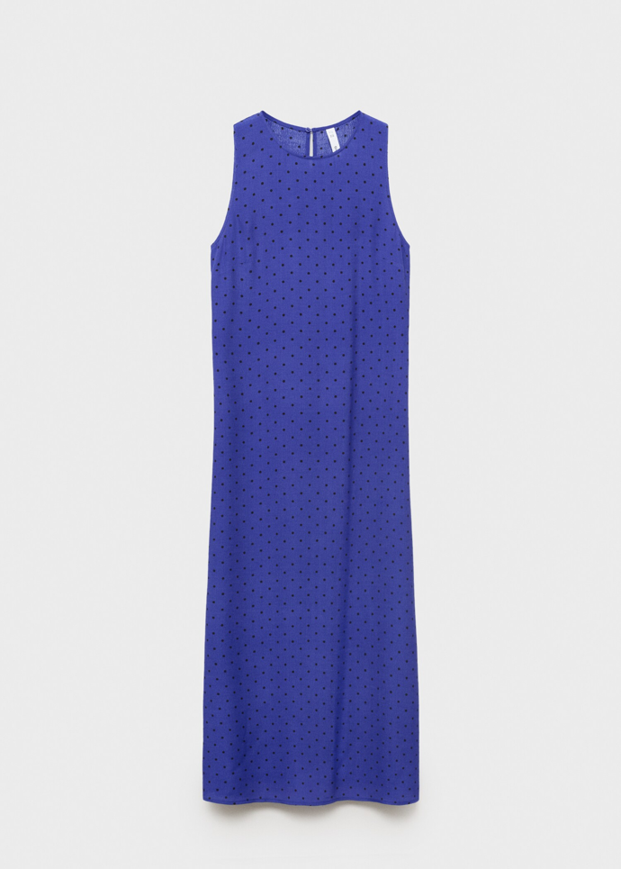 Šaty s puntíky a stuhou, Mango, 899 Kč