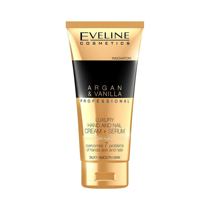 Krém a sérum na ruce a nehty 2v1 s arganovým olejem a vanilkou, Eveline Cosmetics, 66,90 Kč
