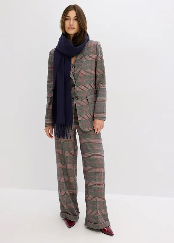 Kalhotový kostým, Bonprix, oversize blejzr 1399 Kč, široké kalhoty 999 Kč