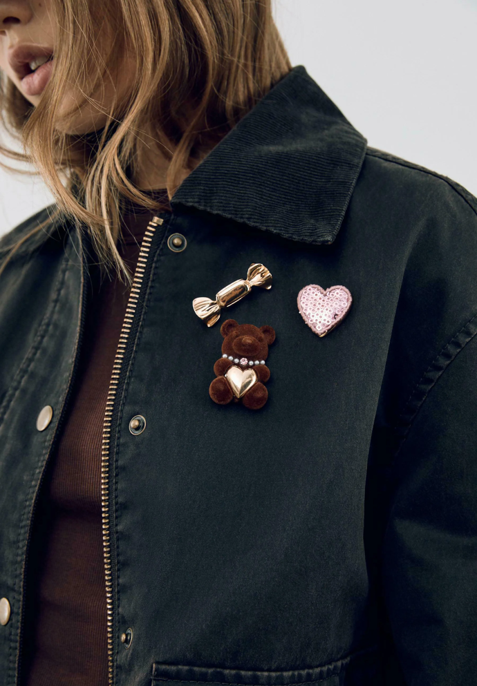 Sada 3 broží, Stradivarius, 399 Kč