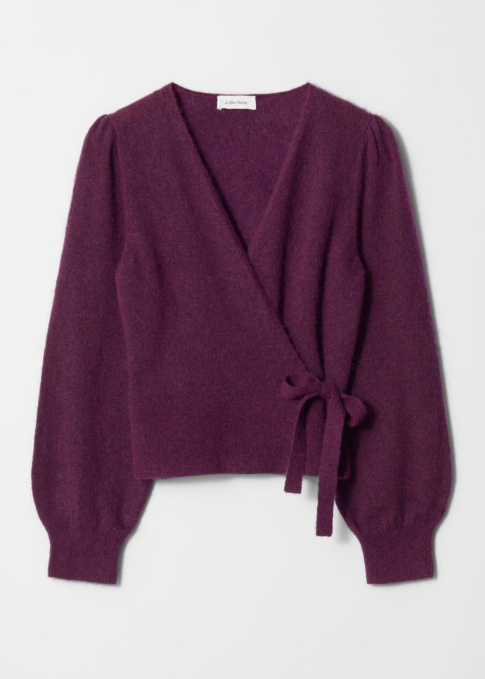 Zavinovací kardigan ze směsi mohéru, & Other Stories, 1790 Kč
