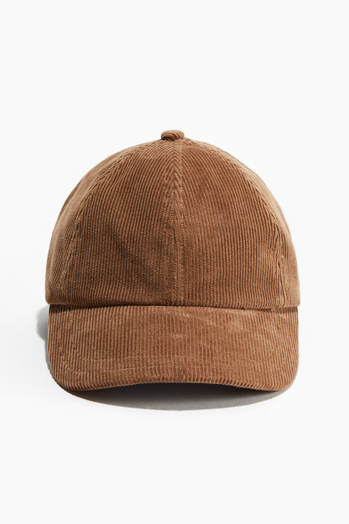 Manšestrová kšiltovka, H&M, 439 Kč