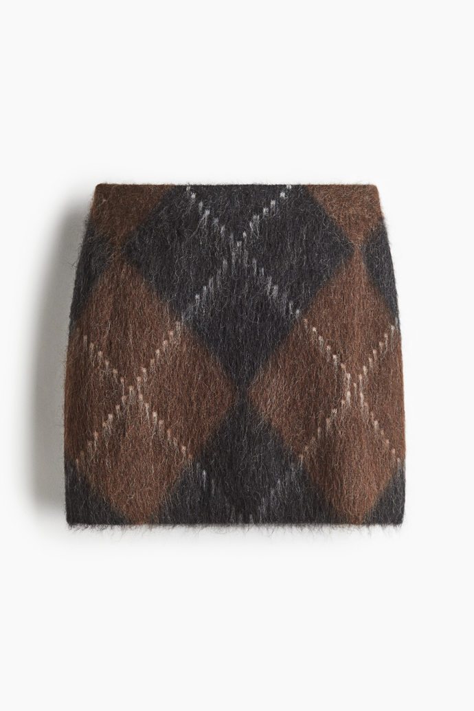 Minisukně z mohérové směsi, H&M, 1239 Kč