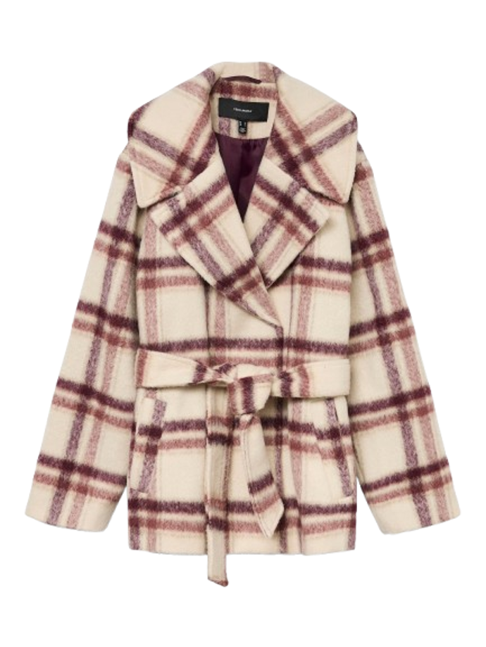 Krátký kostkovaný kabát, Vero Moda, 1899 Kč