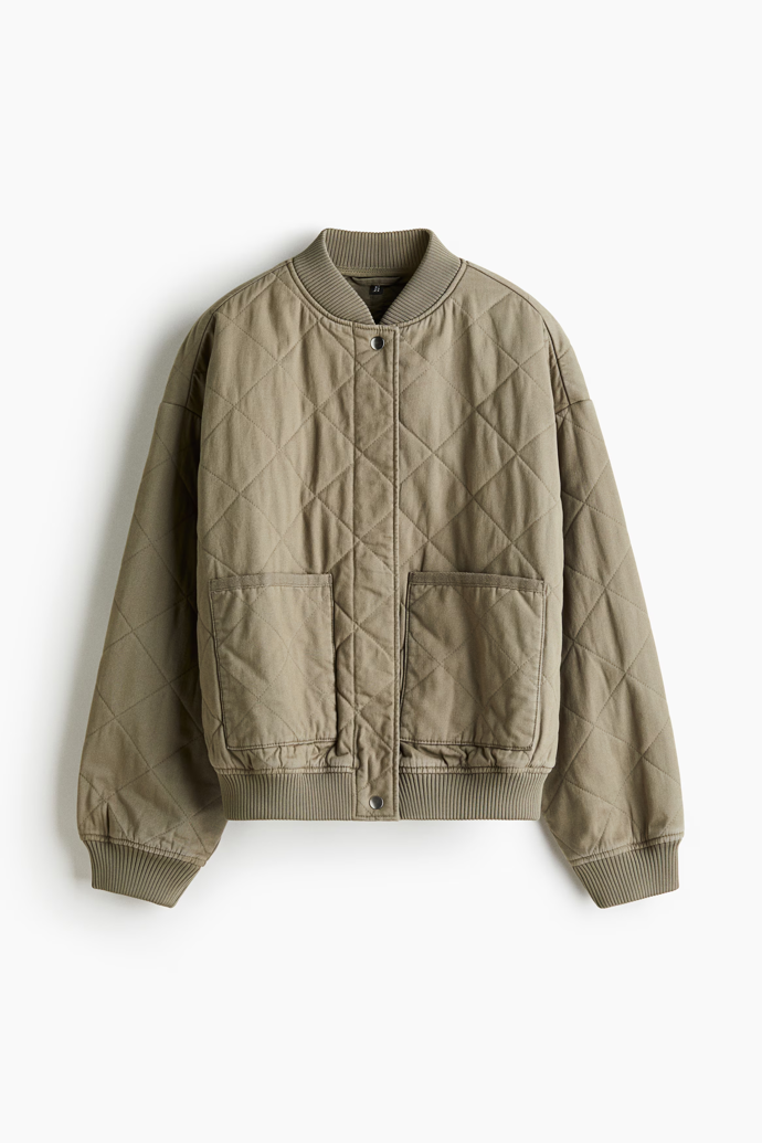 Prošívaný bomber, H&M, 1239 Kč