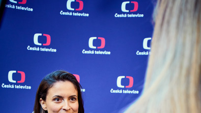 FOTO: Eva Podzimková během rozhovoru pro eXtra.cz.