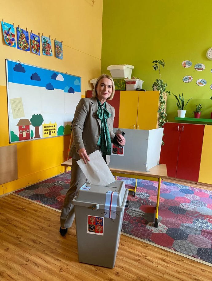 Jana Černochová odvolila.