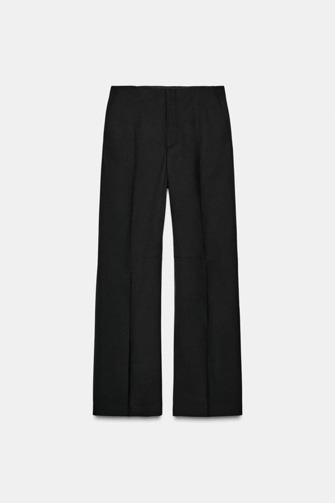 Minimalistické vlněné kalhoty, Zara, 1299 Kč