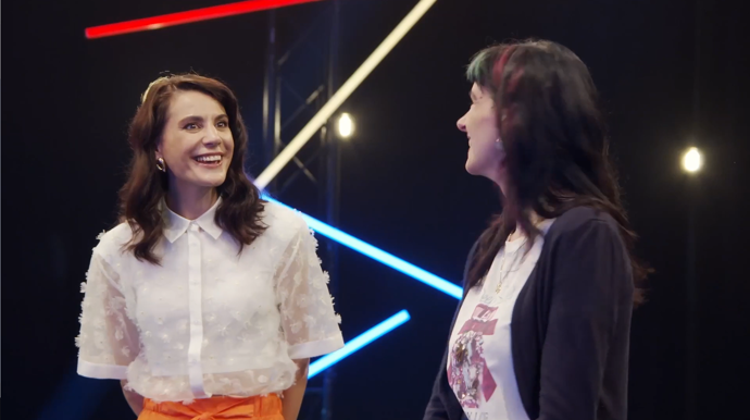 Monika Timková s Kamilou.