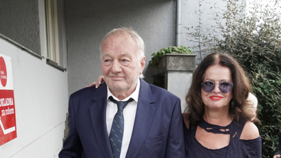 FOTO: Luděk Sobota s manželkou.