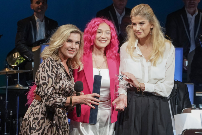 Leona Machálková a Tereza Mašková.