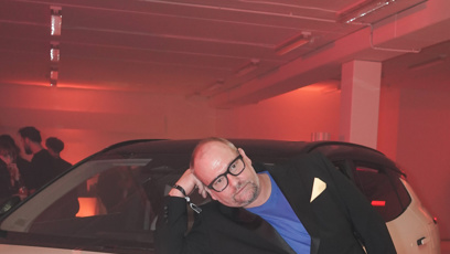 FOTO: Marek Taclík na otevření nového showroomu Cardion Cars.